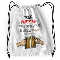 Plecak Dla Tadka Sportowy Szkolny Worek Torba Z Nadrukiem Ze Zdjęciem