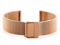 Bransoleta Pacific 04E - siatka HQ - rosegold 18mm + GRAWER