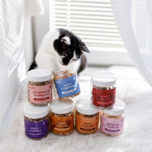 Liofilizowane mięso z królika, mięso kozie, płuca jagnięce dla psa i kota na Arena.pl