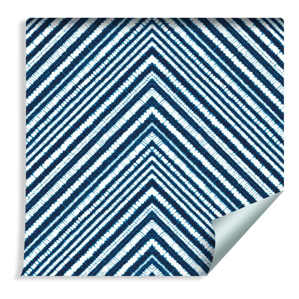 Tapeta GEOMETRYCZNA - Retro Zygzaki zdjęcie 1