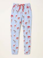 Spodnie piżamowe FatFace Cora Blue Shelter Moose R52