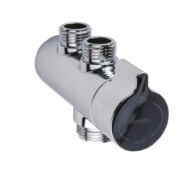 Przełącznik do systemu UNI Omnires PBA0902CP chrom zdjęcie 1