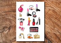 Wydruk cukrowy na tort A4 kosmetyki makijaż DIY