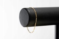 Złota Bransoletka Figaro 19 Próba 333