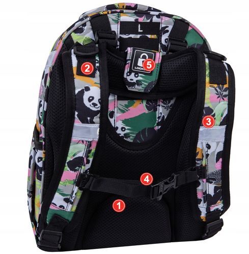 Plecak młodzieżowy. Coolpack Turtle Panda Gang na Arena.pl