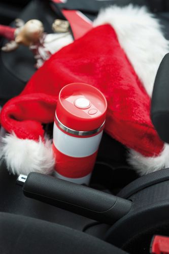 Kubek termiczny ARABICA, biały, czerwony na Arena.pl