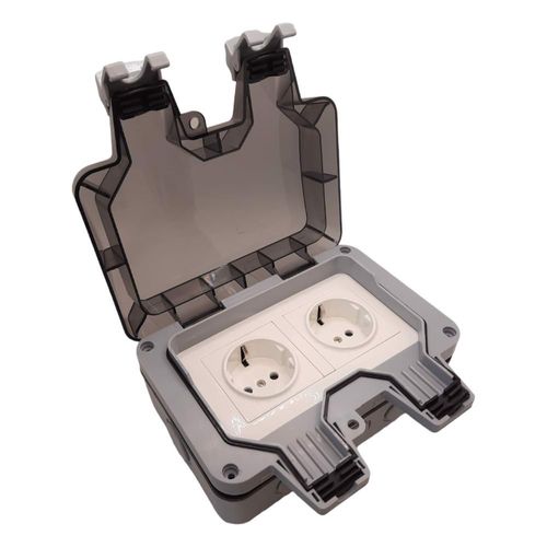 Gniazdo Ogrodowe Zewnętrzne 2-Kierunkowe IP66 na Arena.pl