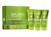 Mini zestaw WELLNESS travel set, szampon odżywka maska, prezent 3x50ml