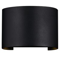 Okrągła lampa na elewację kinkiet Fulton O573WL-L6B LED 6 czarny