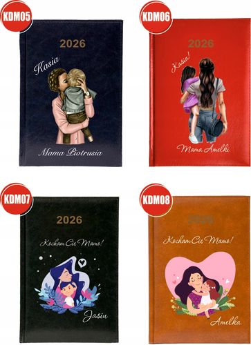 Kalendarz A5 2026 tygodniowy KSIĄŻKOWY DLA DZIADKA personalizowany na Arena.pl