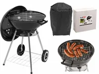 GRILL GRIL OGRODOWY OKRĄGŁY 4 NÓŻKI + POKROWIEC