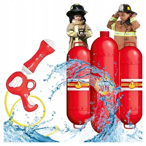 KASK STRAŻACKI Interaktywny + PISTOLET na WODĘ ze zbiornikiem MAŁY STRAŻAK na Arena.pl