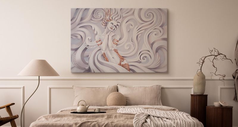 Obraz Canvas Do Sypialni Bogini Grecka MEDUZA Kobieta Efekt 3D 30cm x 20cm zdjęcie 2