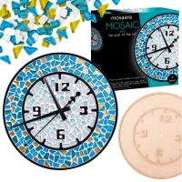 Zestaw kreatywny, mozaika. Level 4. Okrągły zegar