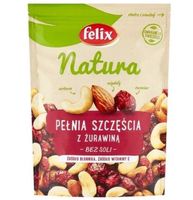 FELIX Natura Pełnia szczęścia z żurawiną bez soli 140 g