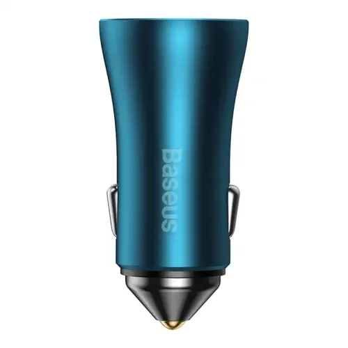 Ładowarka samochodowa Baseus 40W 2x USB-C niebieska na Arena.pl