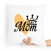 Poduszka Prezent Upominek Dla Mamy Mamusi Mom King Z Nadrukiem Ze Zdjęciem