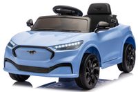 Auto na Akumulator MUSTANG 2x45W 24V5AH Ekoskóra Koła Eva Pilot Niebieski