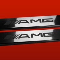 Listwa progowa MERCEDES CL W215 AMG Stal nierdzewna 304 połysk 2szt