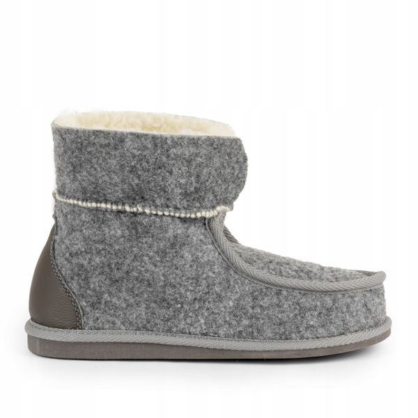 Bambosze Kapcie Góralskie Ciepłe Wełniane Wysokie zdjęcie 4