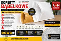 Koperty Bąbelkowe brązowe M22 22M 50 szt Profesjonalne Pakowanie do Temu