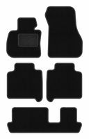 Dywaniki samochodowe welurowe do: BMW 2 F46 2015-2022 7-osobowy czarne