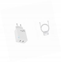 Ładowarka sieciowa GaN 45W dwa USB-C z kabelem do Samsung Galaxy A25 5G