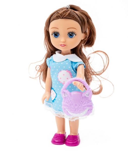 Lalka MAŁA DZIEWCZYNKA Kaibibi Brunetka 2 Sukienki #A1 zdjęcie 3