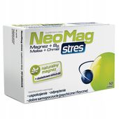 TABLETKI NA SKURCZE NeoMag STRES 50 tab MAGNEZ B6 NA NERWY USPOKOJENIE