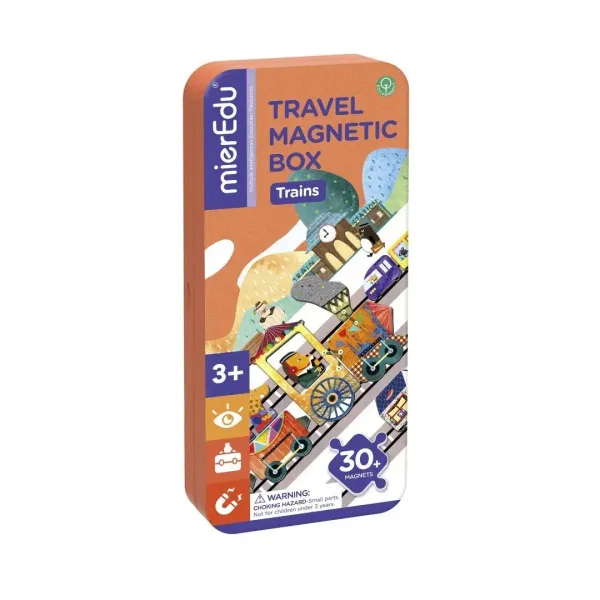 Puzzle magnetyczne Pociągi zdjęcie 1