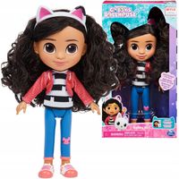 KOCI DOMEK GABI DUŻA LALKA FIGURKA GABBY + OPASKĄ Z KOCIMI USZAMI 20 CM