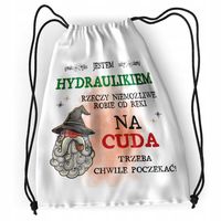 Plecak Dla Hydraulika Sportowy Szkolny Worek Torba Z Nadrukiem Ze Zdjęciem