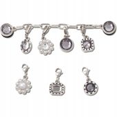 Przypinka Crocs Jibbitz Pin Do Butów Silver Adjustable Charm Chain