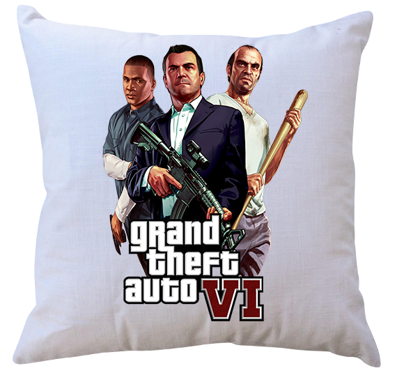 Poduszka z wkładem GTA Grand Thief Auto zdjęcie 1
