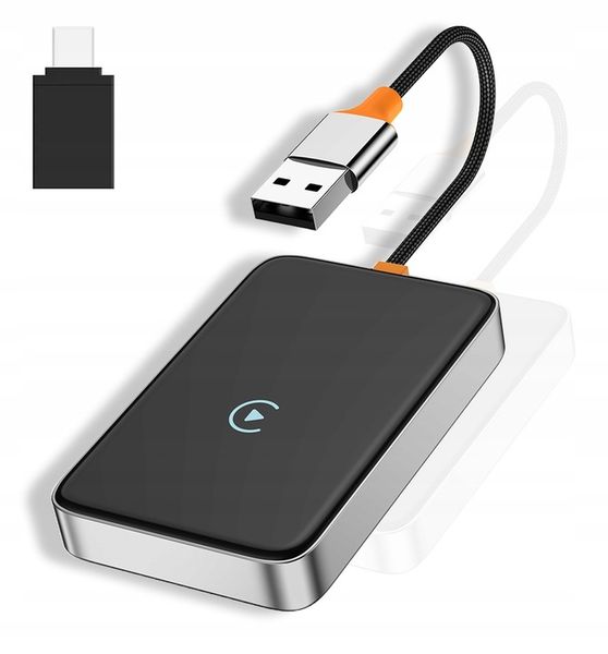 Bezprzewodowy Adapter USB TRADEBIT 2w1 CarPlay Android Auto do samochodu zdjęcie 2