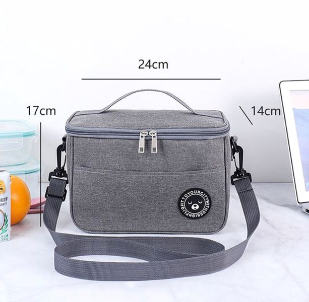 Torba Lunch Box Duża Termiczna Jedzenie Śniadanie zdjęcie 6