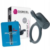 Pierścień z wibracjami na penisa + feromony 2,2 ml