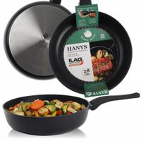 PATELNIA DO SMAŻENIA 28 CM ALUMINIOWA Z POWŁOKA NIEPRZYWIERAJĄCĄ NON-STICK