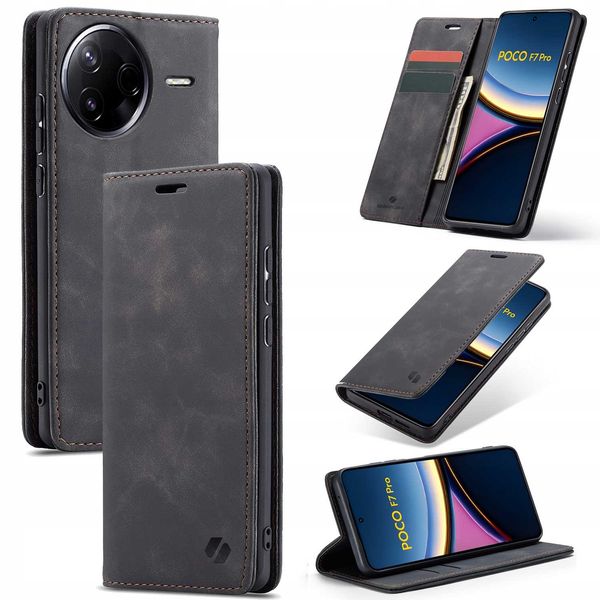 Spacecase Wallet Poco F7 Pro Black zdjęcie 7