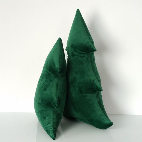 Poduszka Choinka Zielona Aksamitna prezent dla dziecka ozdoba świąteczna na Arena.pl