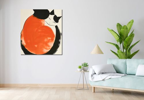 Obraz 90x100cm Yin i Yang Kotów na Arena.pl