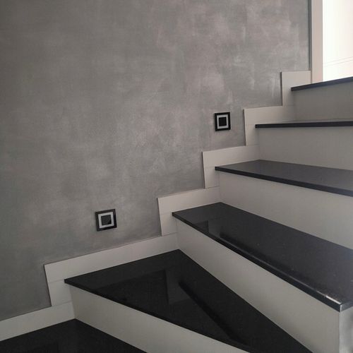 Oprawa LAMPKA schodowa LED 230V oświetlenie schodowe CZARNA Neutralna na Arena.pl