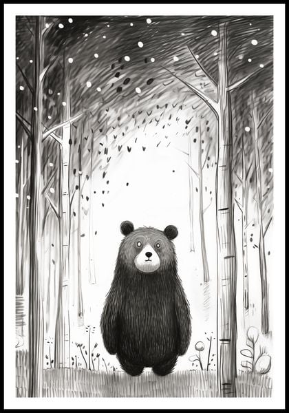 Plakat 67,5x100cm Ciekawski Miś zdjęcie 3