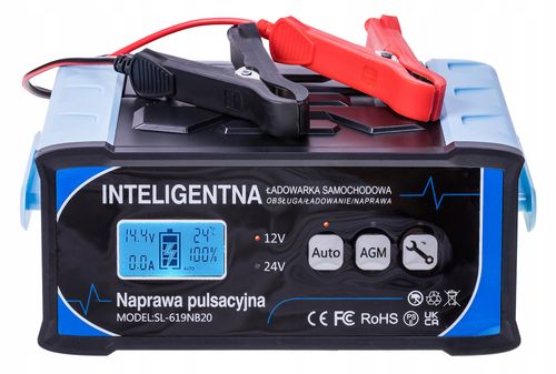 Prostownik Samochodowy do Akumulatorów 24V 12V 11A AGM START-STOP na Arena.pl