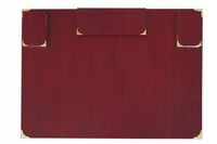 Podkład na biurko z wyposażeniem 70x50 cm - bordo