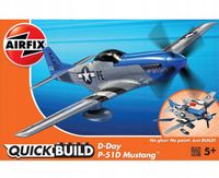 2 x Model do składania D-Day P-51D Mustang Klocki QUICKBUILD AIRFIX Licencj