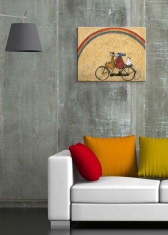 Sam Toft Somewhere Under A Rainbow - Obraz na płótnie 50x40 cm na Arena.pl