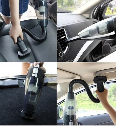 Mocny Odkurzacz Samochodowy Ręczny 120W Mocny Filtr Bezworkowy + Kabel na Arena.pl