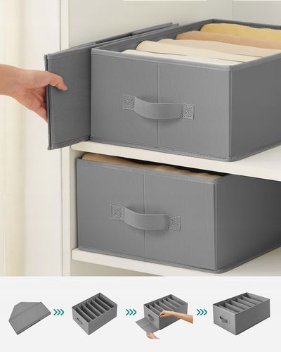 ORGANIZER NA UBRANIA DO SZUFLADY SZAFY GARGEROBY ZESTAW 2szt na Arena.pl