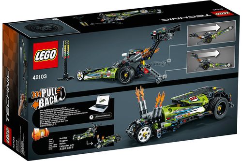 LEGO TECHNIC Dragster 42103 na Arena.pl